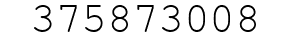 Number 375873008.