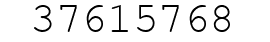 Number 37615768.