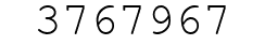 Number 3767967.