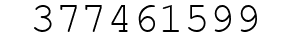 Number 377461599.
