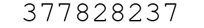 Number 377828237.