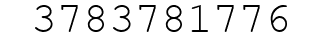 Number 3783781776.