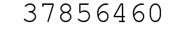 Number 37856460.