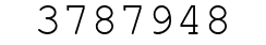 Number 3787948.