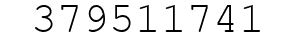 Number 379511741.