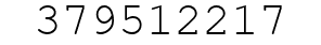 Number 379512217.