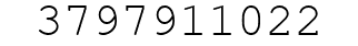 Number 3797911022.