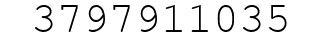 Number 3797911035.