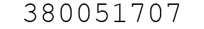 Number 380051707.