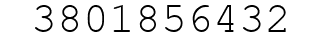 Number 3801856432.