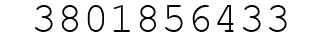 Number 3801856433.