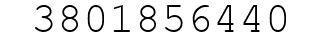 Number 3801856440.