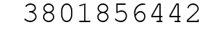 Number 3801856442.