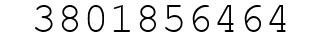 Number 3801856464.