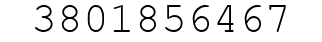 Number 3801856467.