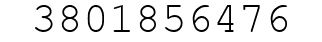 Number 3801856476.