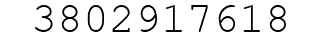 Number 3802917618.