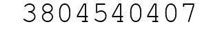 Number 3804540407.