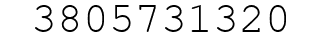 Number 3805731320.