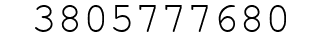 Number 3805777680.