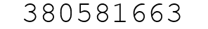 Number 380581663.