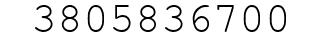 Number 3805836700.