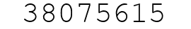 Number 38075615.