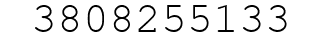 Number 3808255133.