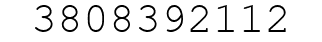 Number 3808392112.