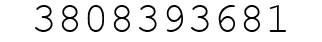 Number 3808393681.