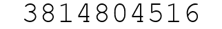 Number 3814804516.
