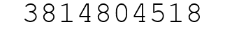 Number 3814804518.