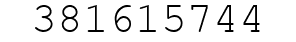 Number 381615744.