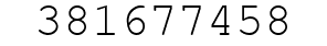 Number 381677458.