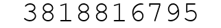 Number 3818816795.