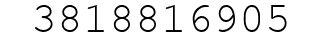 Number 3818816905.