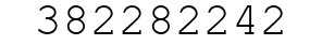 Number 382282242.