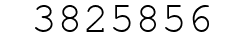 Number 3825856.