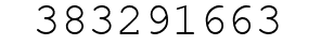 Number 383291663.