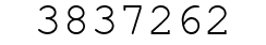 Number 3837262.