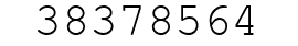 Number 38378564.