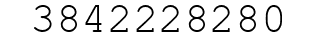 Number 3842228280.