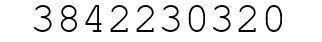 Number 3842230320.