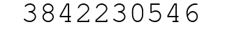 Number 3842230546.