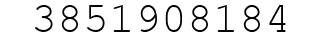 Number 3851908184.