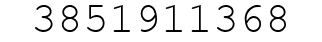 Number 3851911368.