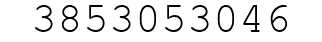 Number 3853053046.