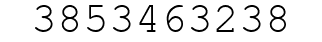 Number 3853463238.