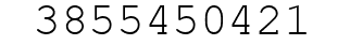 Number 3855450421.