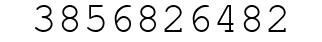 Number 3856826482.